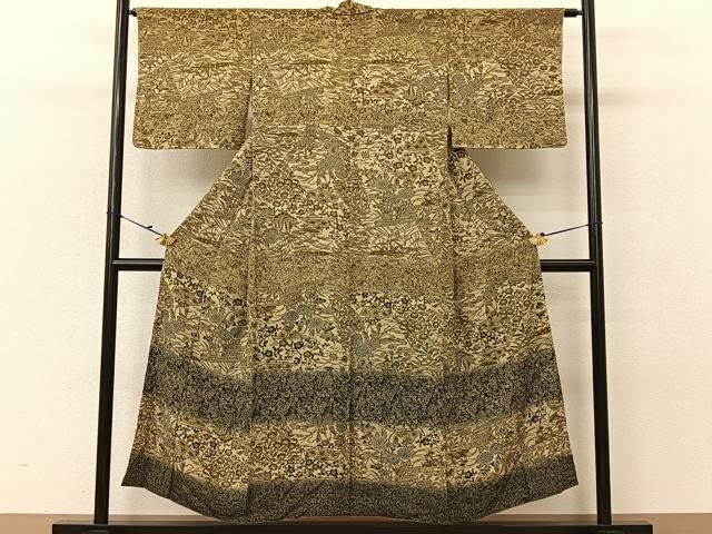 平和屋着物○訪問着 松竹梅 正絹 逸品 AABA4645ck