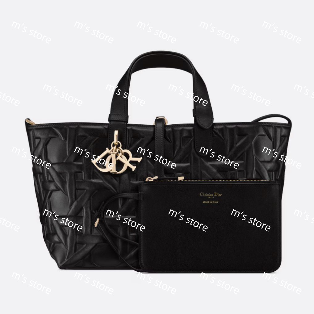 新品 定価以下 Christian Dior ディオール DIOR TOUJOURS バッグ ミディアム ハンドバッグ ブラック ゴールド - メルカリ