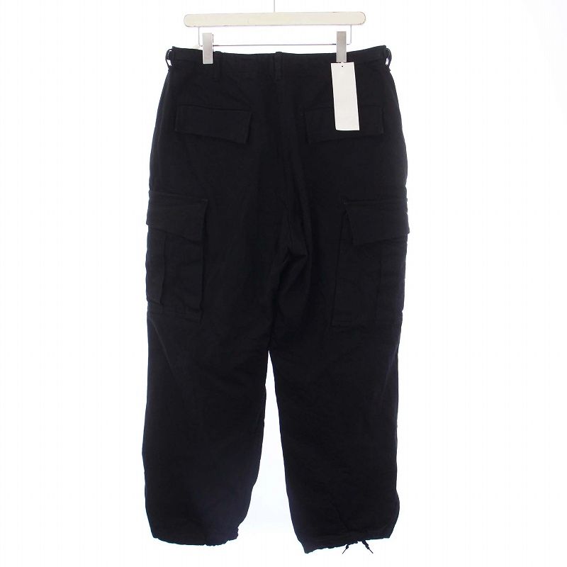 コモリ COMOLI タグ付き 24SS ブラックデニム B.D.Uパンツ