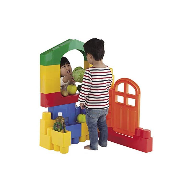  ピープル 全身でブロック 入って遊べるセット 作ったものに入って遊べる 頭が育つ 作例20通り以上 1歳が自分で積める 5種類23パーツ入り YG-115 0 おもちゃ 犬用品