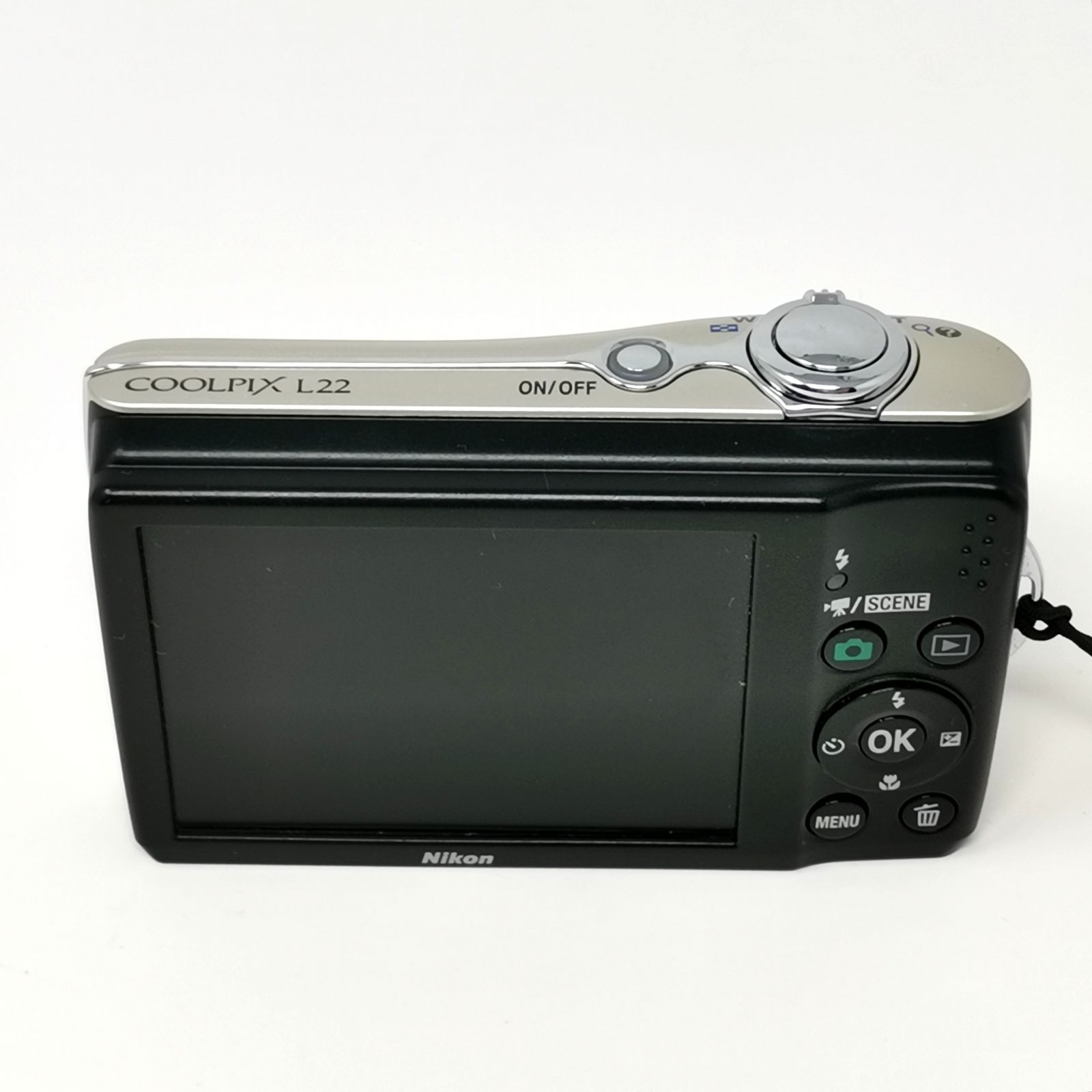 ニコン coolpix L22 シルバー デジカメ デジタルカメラ 電池式