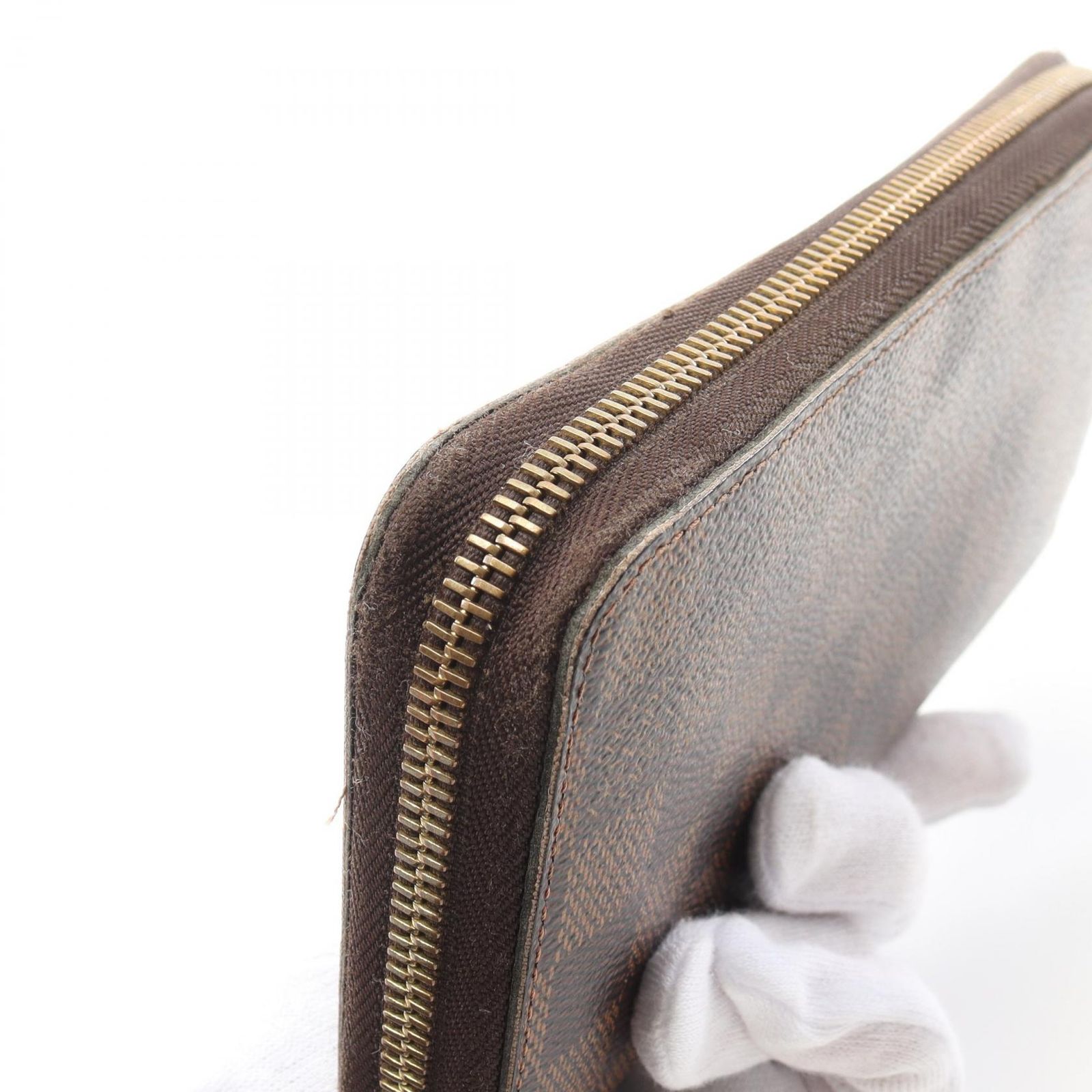 ルイヴィトン ダミエ エベヌ ジッピーウォレット ラウンドジップ 長