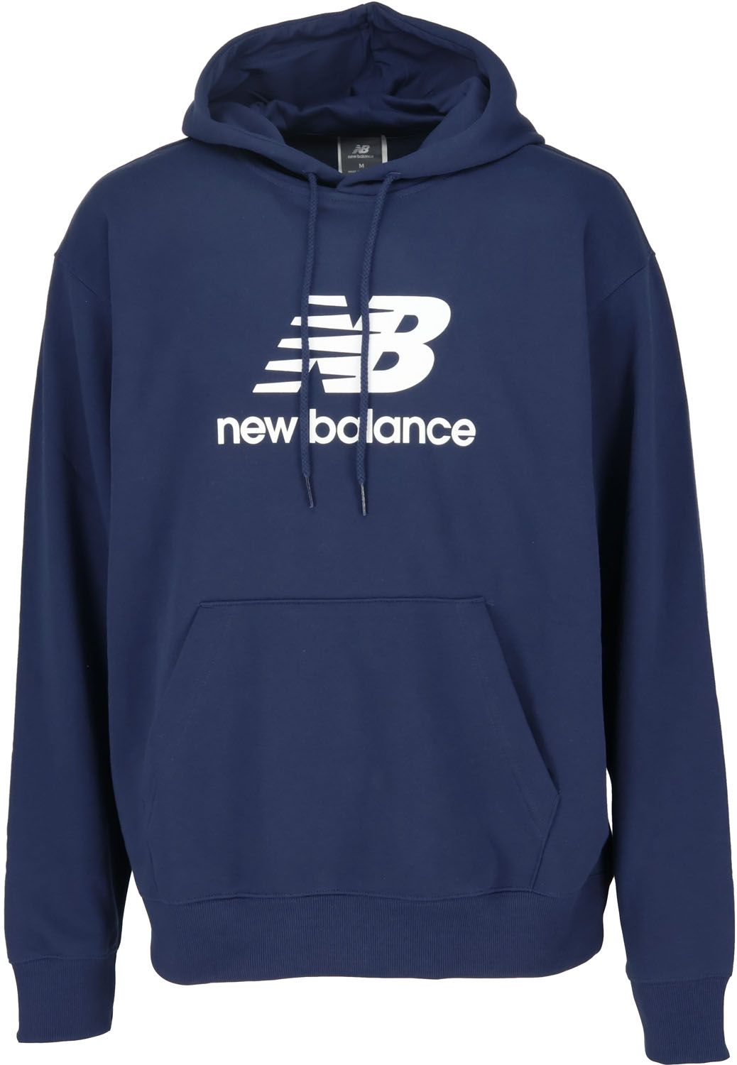 ニューバランス New Balance Sport Essentials Stacked Logo スウェットフーディ メンズ パーカー ロゴ シンプル フレンチテリー スポーツウェア トレーニング MT41501 NNY NBネイビー