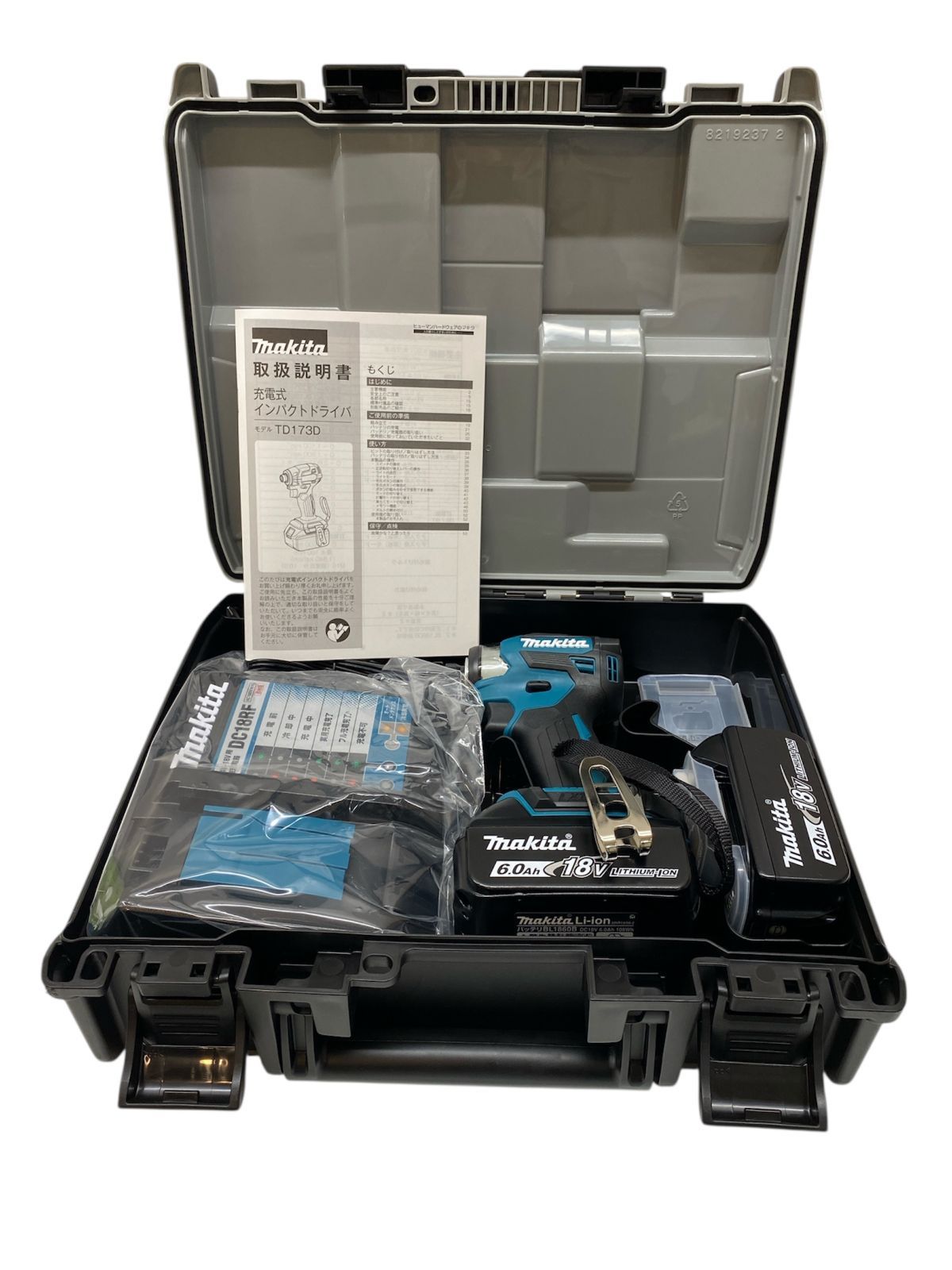 管理番号SK ♥品 Makita 18V コードレス 充電式インパクトドライバ TD173DRGX BLUE