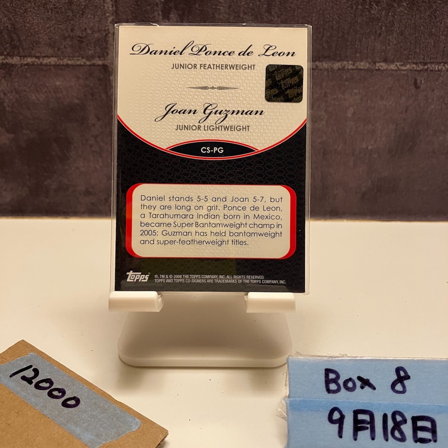 2008 Topps Daniel Ponce de Leon - Joan Guzman 直筆サイン Co-Signers Dual カード