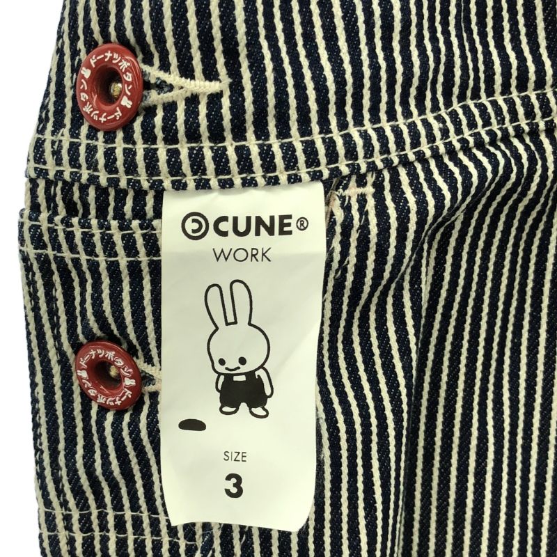 中古】☆CUNE ヒッコリーオーバーオール サイズ3 キューン[19] - メルカリ