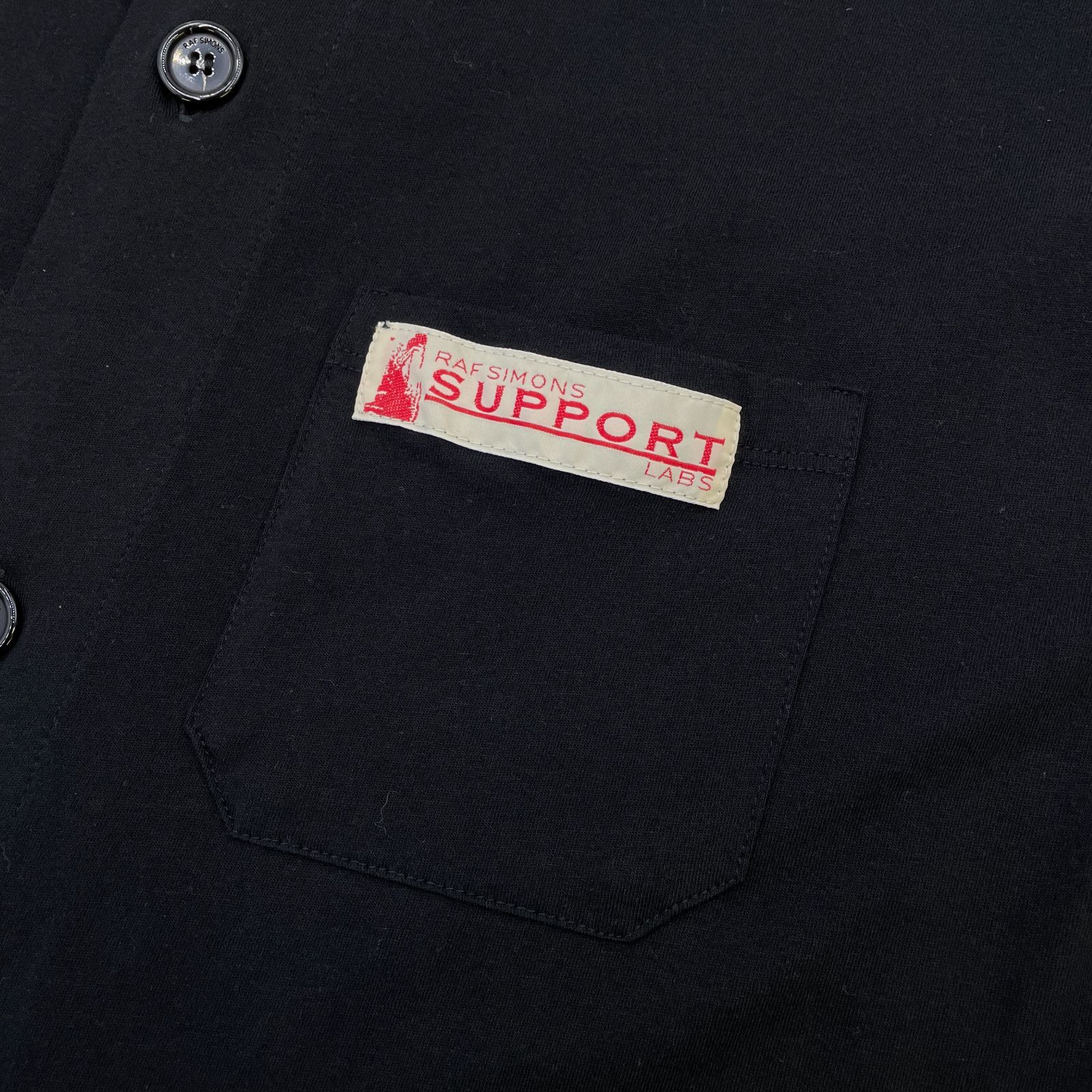 2020SS RAF SIMONS JERSEY LABO COAT WITH ラフシモンズ ワッペン 