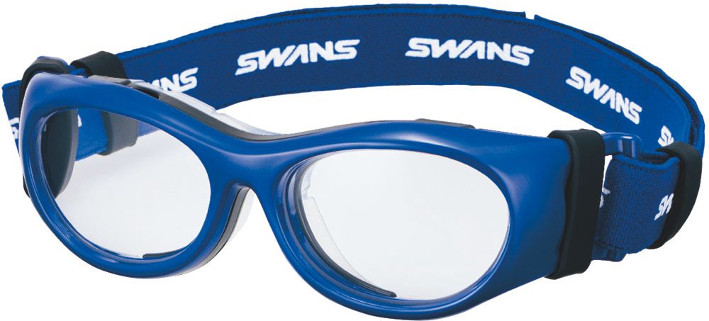 スワンズ SWANS スポーツ用ゴーグル 小学校高学年から14歳まで SVS-600N クリアブラック アイガード ジュニア キッズ 子供用 サッカー 野球 バスケットボール 耐衝撃 SVS600N NAV ネイビー
