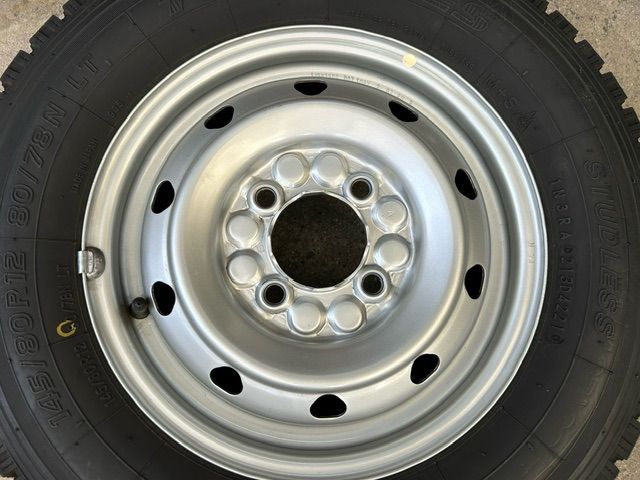 TOYO 145/80R12（80/78N LT）スタッドレス タイヤ付き 12×3.5 鉄 