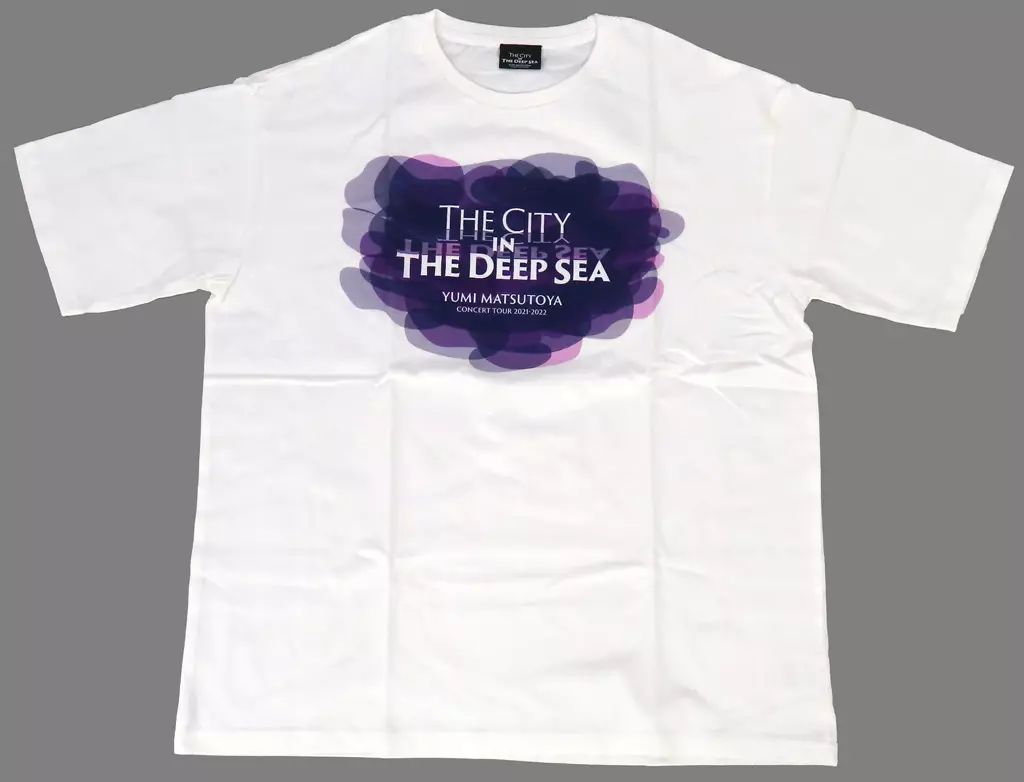 中古】衣類 松任谷由実 オーバーTシャツ ロゴ ホワイト 1サイズ 「THE