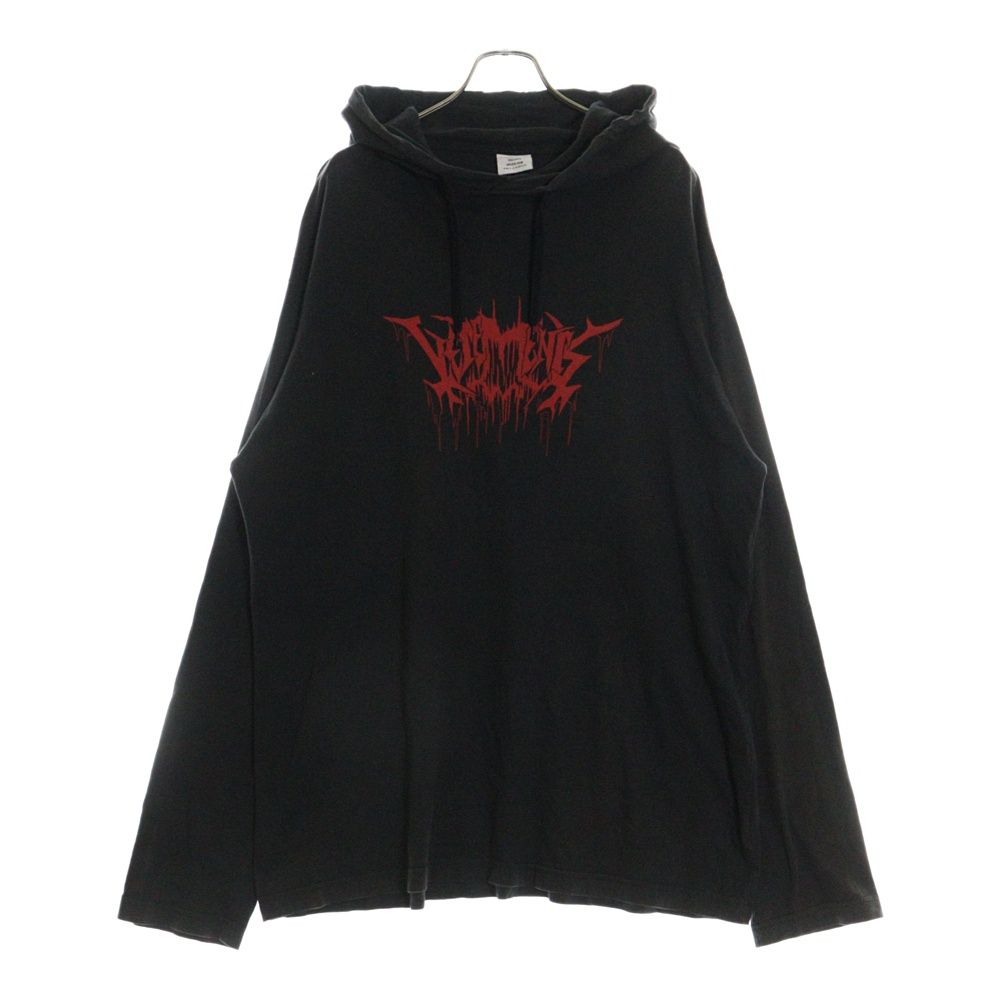 VETEMENTS (ヴェトモン) 17AW Metal Logo Hoodie メタルロゴフーディー