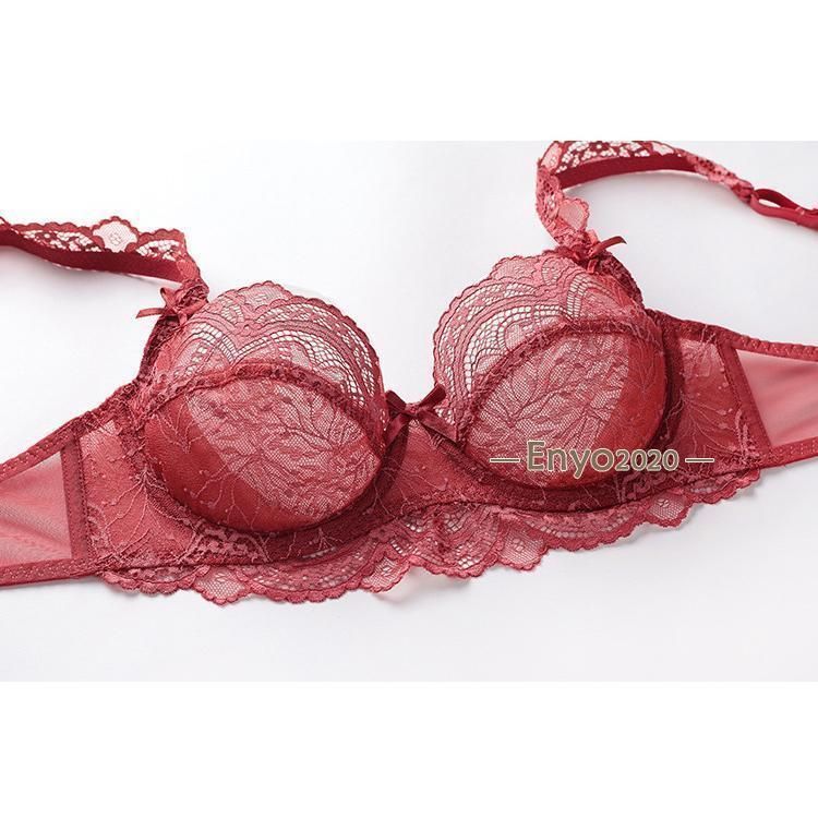 レディース下着 超薄型ブラショーツセット インナー ベビードール シースルー 下着セット 5色 誘惑ランジェリー