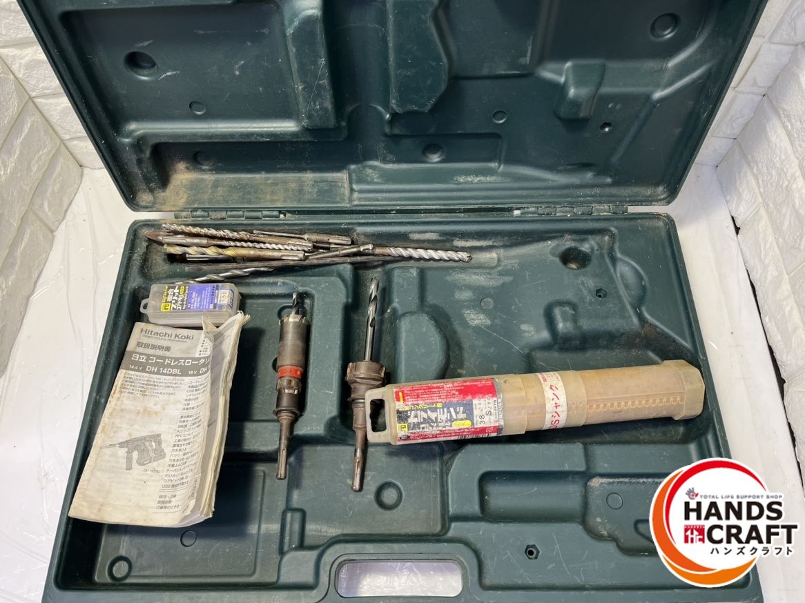 ▽ 日立 DH18DBL 26mm コードレスロータリハンマドリル 18V ケース付