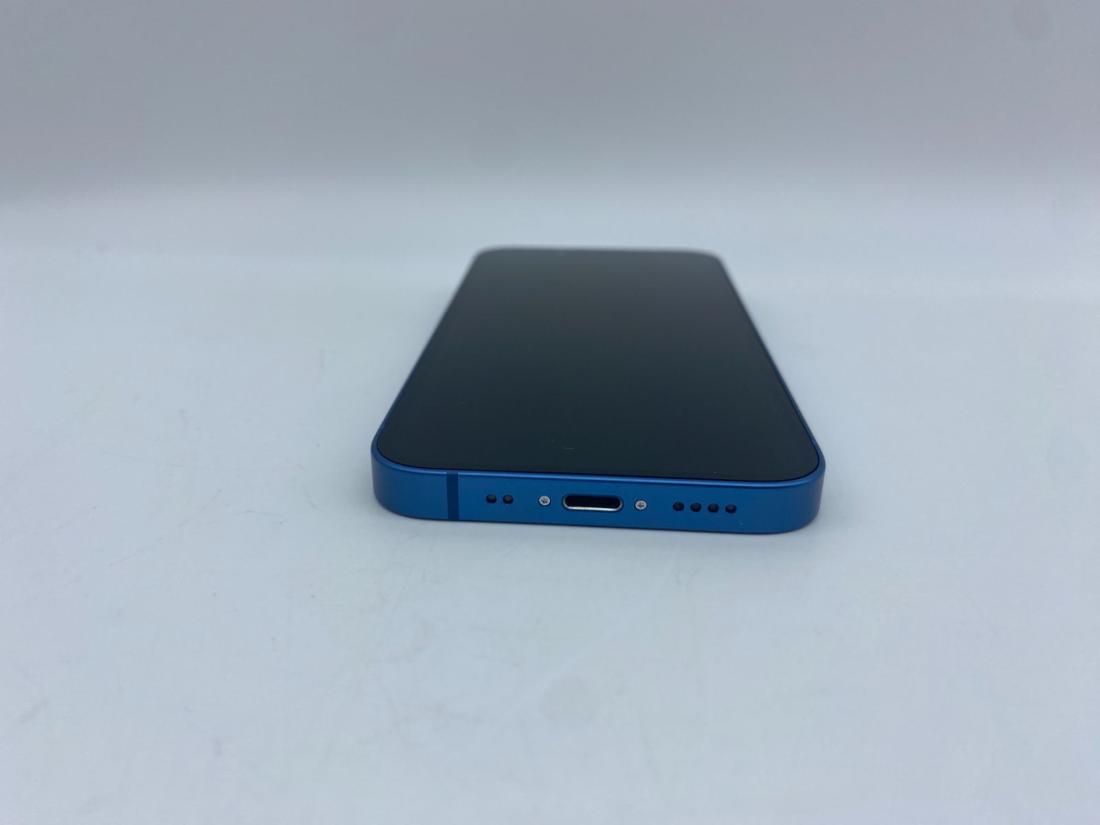 121美品★iPhone13mini ストア版シムフリー/純正バッテリー100% ☆美品☆iPhone 13 mini 256GB ブルー/ストア版シムフリー/純正