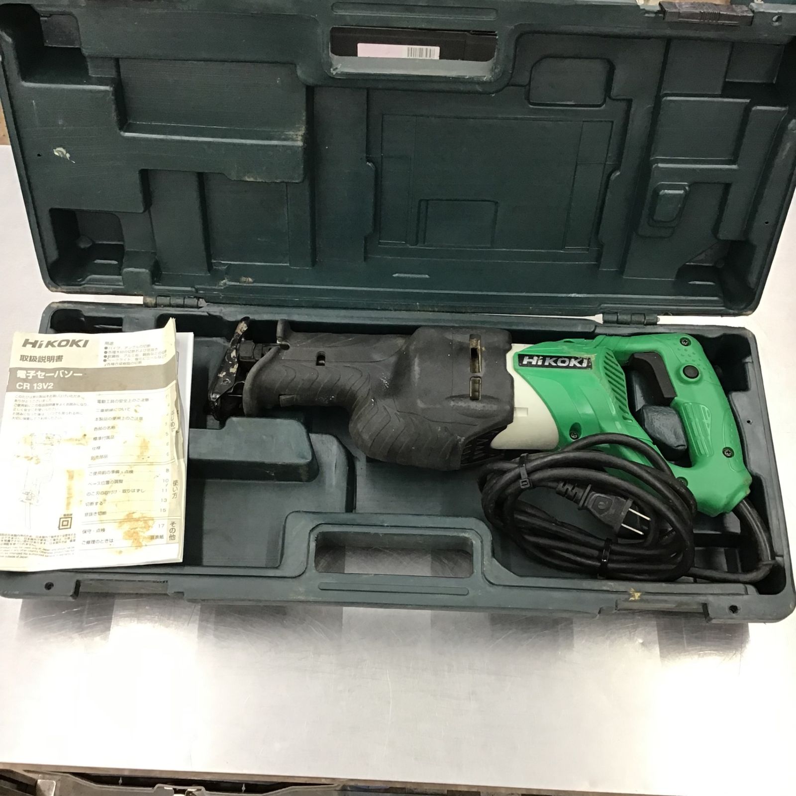 Amazon | HiKOKI(ハイコーキ) 電子セーバーソー (レシプロソー) AC100V パイプ130mm 木材120mm スイング機構付  低振動 CR13VBY2 | レシプロソー