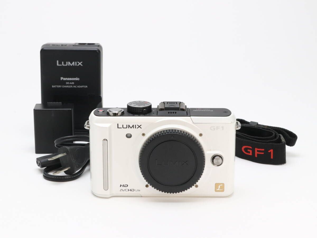 ディスカウント パナソニック LUMIX DMC-GF1 ホワイト【・良品】動作