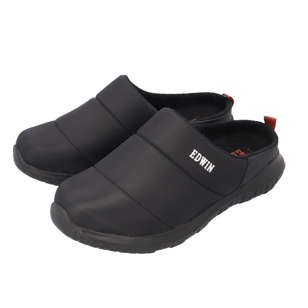 ブラック  LL(27.5-28cm)  EDWIN クロッグシューズ メンズ EW9075 エドウィン サンダル EDWIN EW9075 メンズ クロッグサンダル サボサンダル スリッパ ルームシューズ 室内履き オフィス あったか 冬 靴