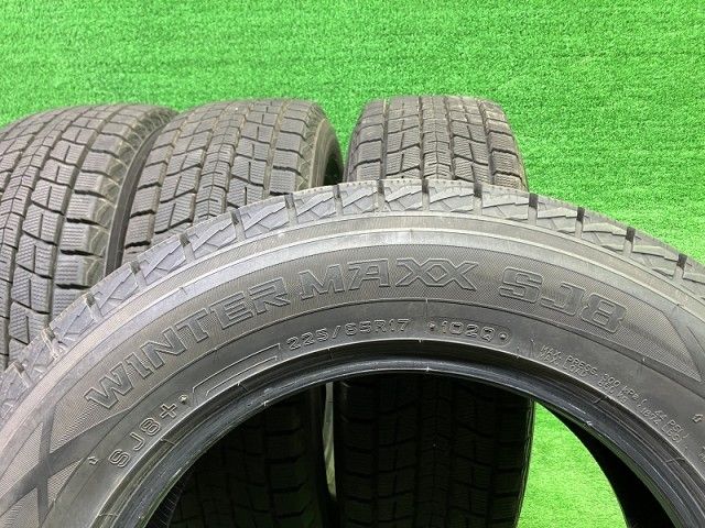 DUNLOP スタッドレス ダンロップ ウィンターマックスSJ8 225 65R17 4本 9ミリ FFCRYSTALESIA_COM