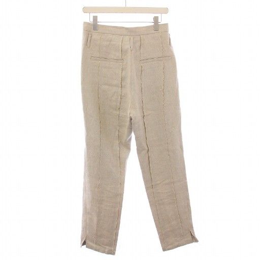 チカキサダ お買い得品 Chika Kisada テーパードパンツ スラックス 麻