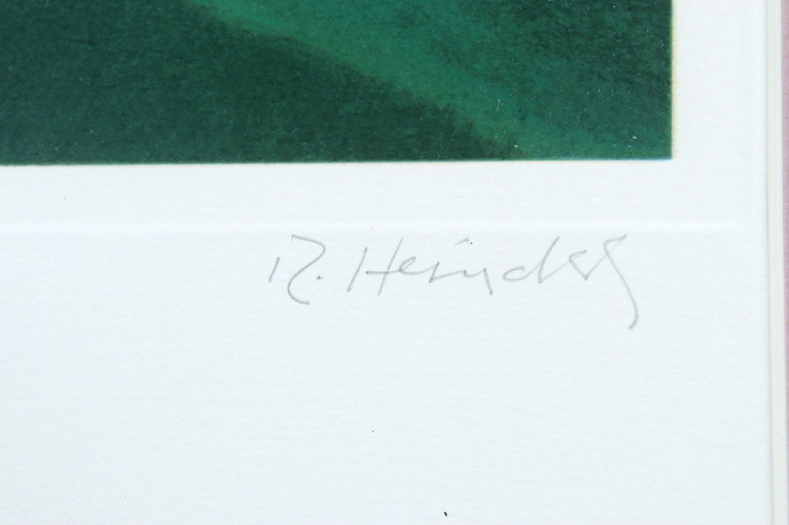 ロルフ ラフルスキー リトグラフ 額装☆直筆サイン・エディション有り