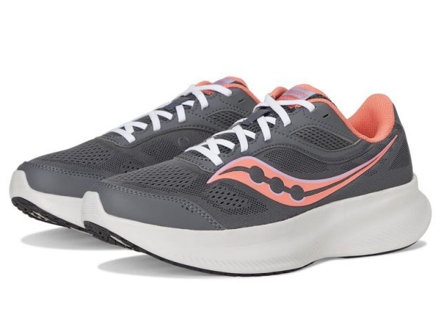 (取寄) サッカニー レディース コーヒージョン 18 Saucony women Cohesion 18 Carbon/Salmon 送料無料】 サッカニー レディース スニーカー シューズ Cohesion 18