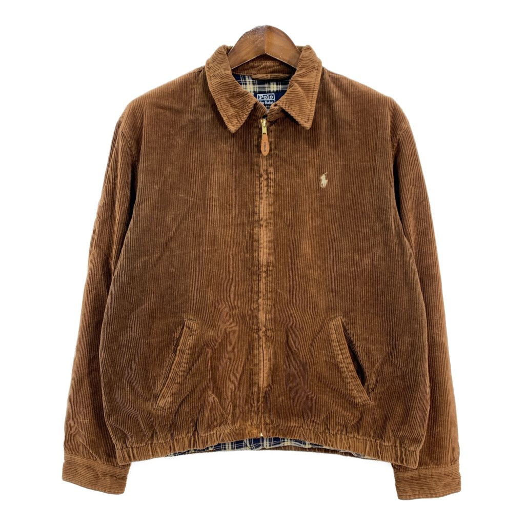 Polo by Ralph Lauren ポロ ラルフローレン コーデュロイ スイングトップ ブラウン (メンズ L) 中古 古着 S7763