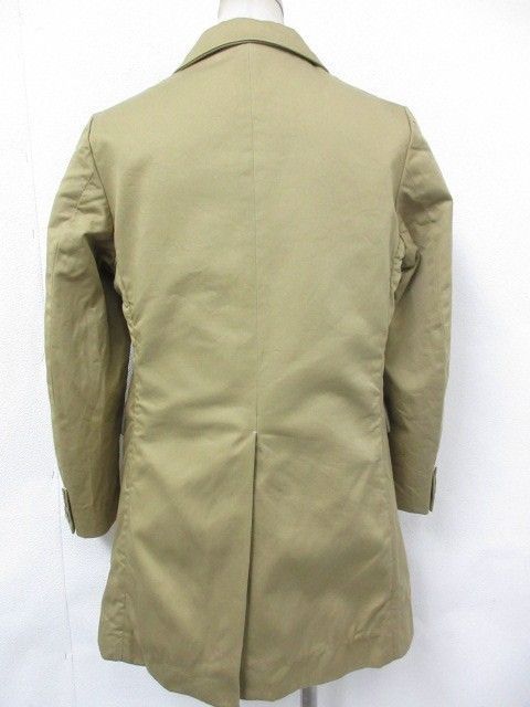 ☆ヤエカ YAECA *NO.155063 コート コットンコート 綿羽織 カーキ