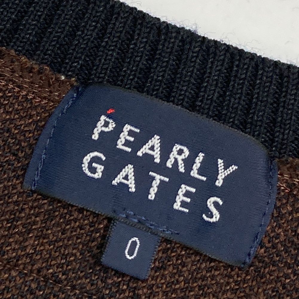 サイズ：0 PEARLY GATES パーリーゲイツ 2023年モデル 長袖 ニット