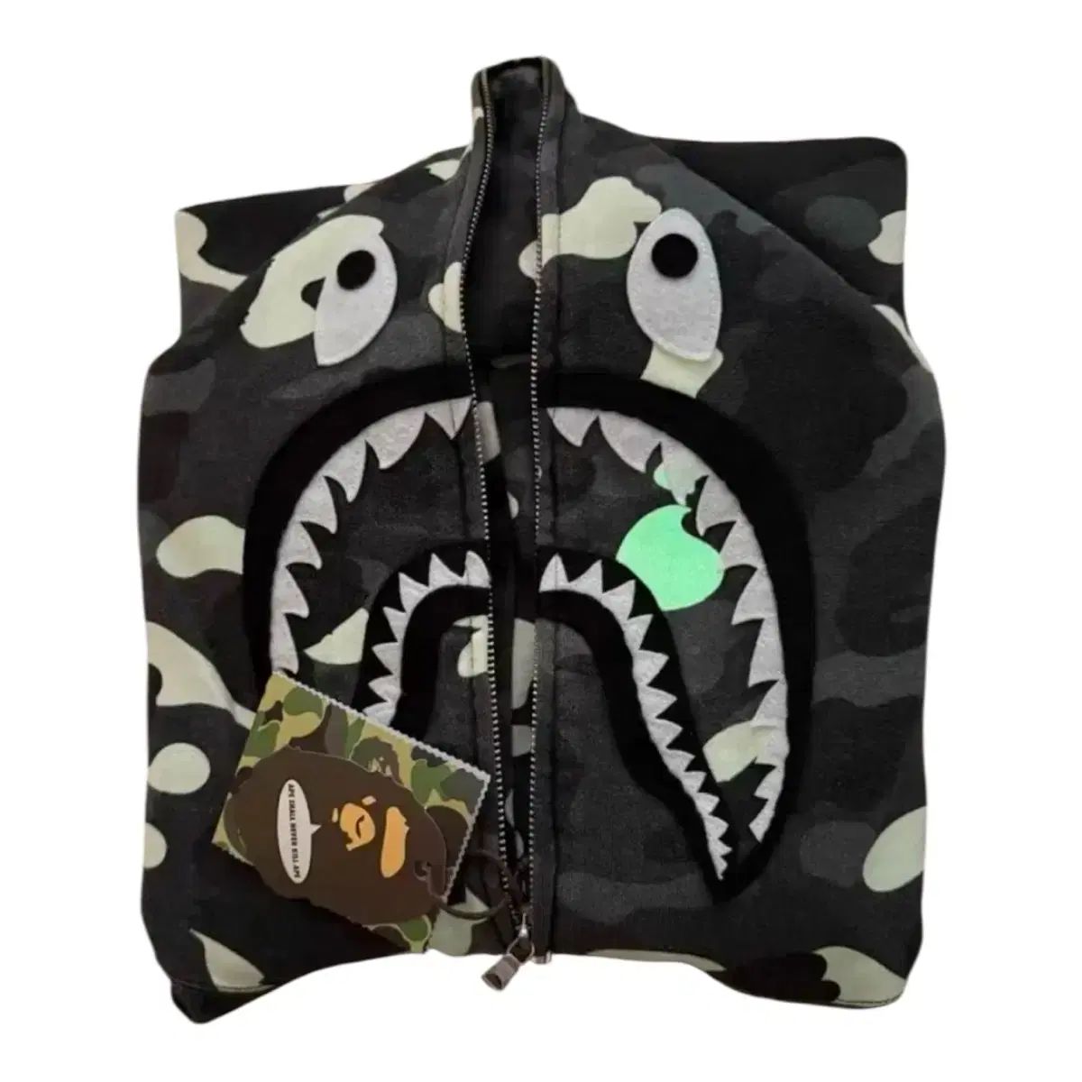 XL A BATHING APE(アベイシングエイプ) シティカモ シャークフーデッド  