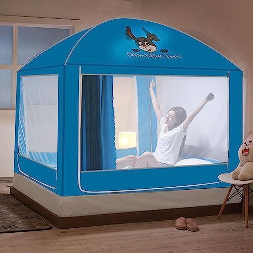 かや、京都西川、二段ベッド用(蚊帳)、少々色焼け(日焼け)、シングル