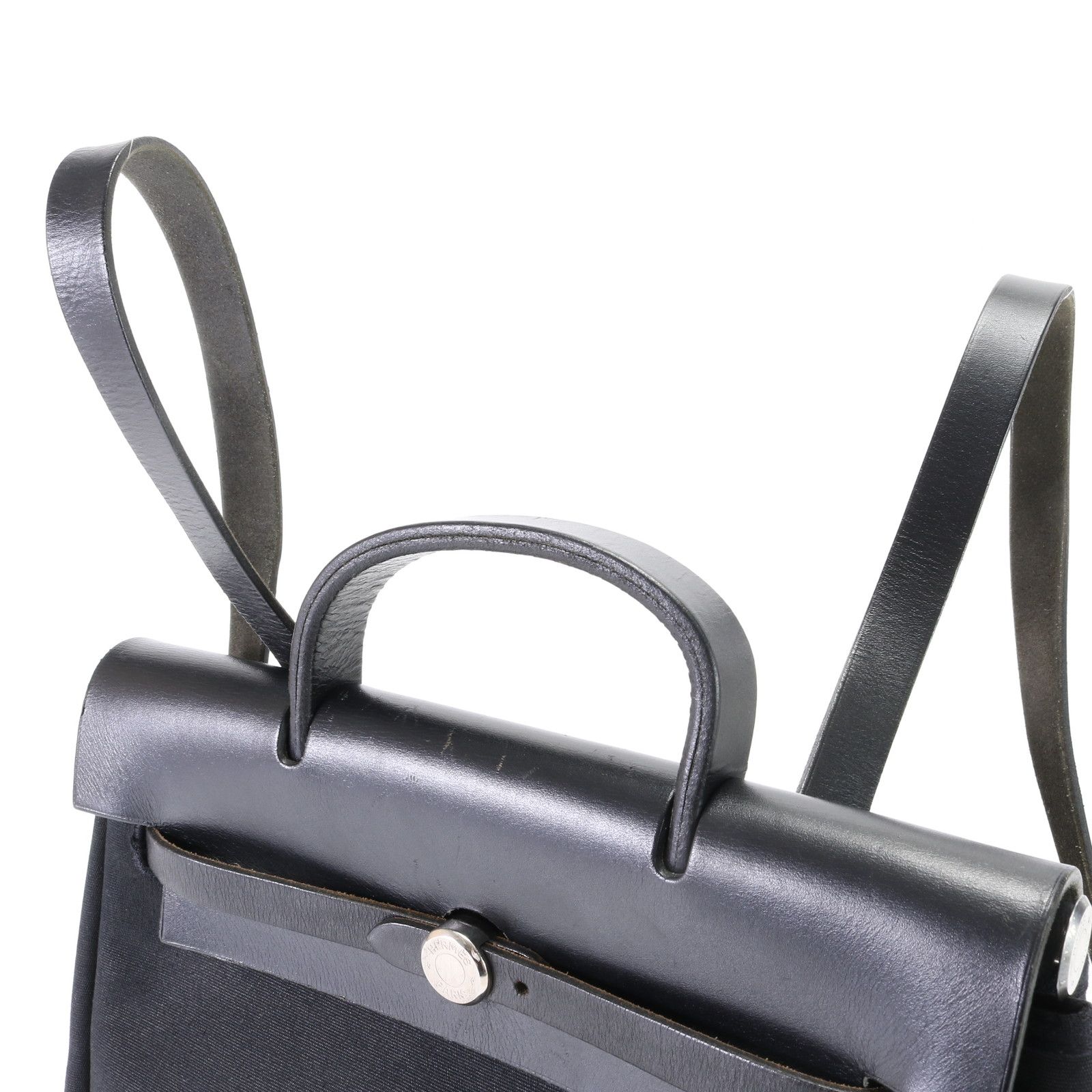 美品 エルメス エールバッグ アド □G 刻印 レザー 2WAY リュック