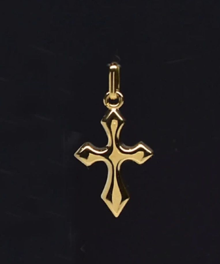 K18 最も安い 18金 クロス 十字架 ペンダントトップ K18 18金 クロス