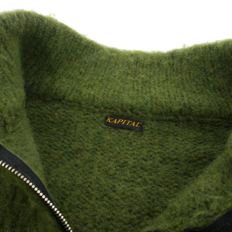 キャピタル kapital 5G Mohair Half zip Anorak モヘア ハーフジップ