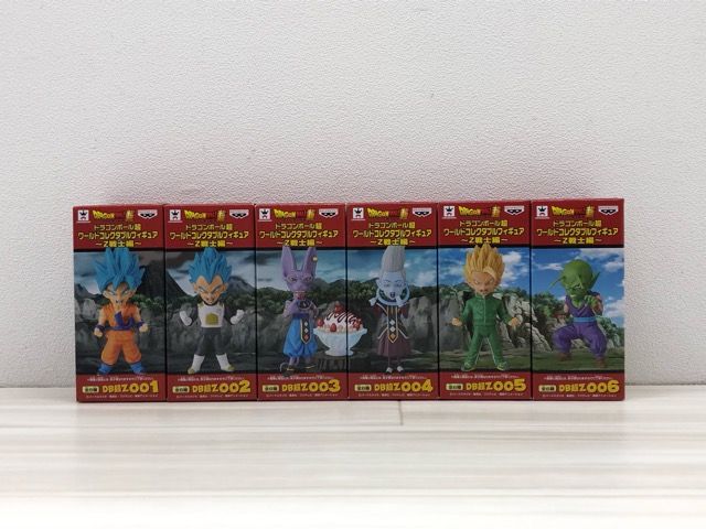 ドラゴンボール超 ワールドコレクタブルフィギュア～Z戦士編～ 6種 セット コンプ 未開封 【G1435-007】106 ドラゴンボール超 ワールドコレクタブルフィギュア～Z戦士編～ 6