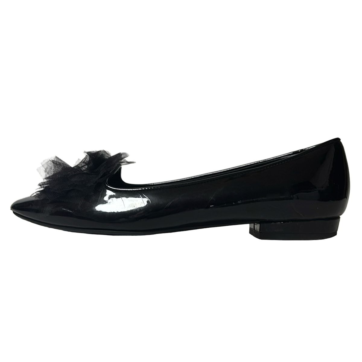 送料無料の商品多数! DIANA ダイアナ フラットシューズ 23 レディース - 黒 フラワー 花 ぜひ、見逃さない。