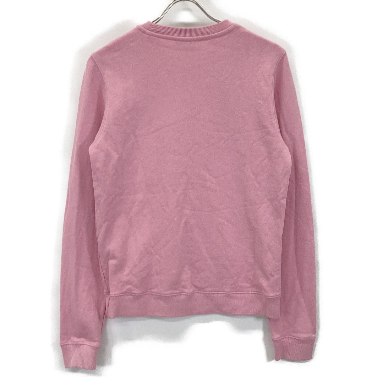  MAISON KITSUNE メゾンキツネ ﾋﾟﾝｸ ﾌｫｯｸｽﾍｯﾄﾞ ﾊﾟｯﾁ ｽｳｪｯﾄ S アンサンブル トップス