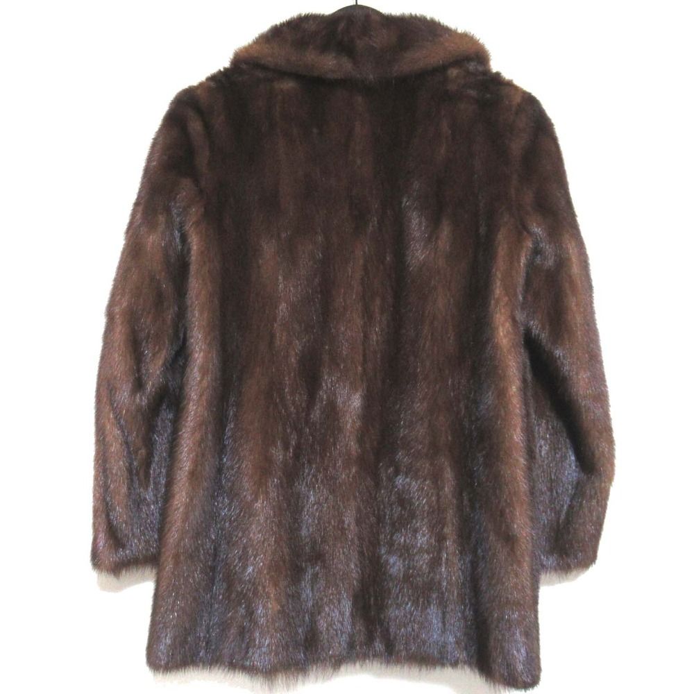 美品 WHITE BEAR ホワイトベアー ミンク 毛皮 リアルファー