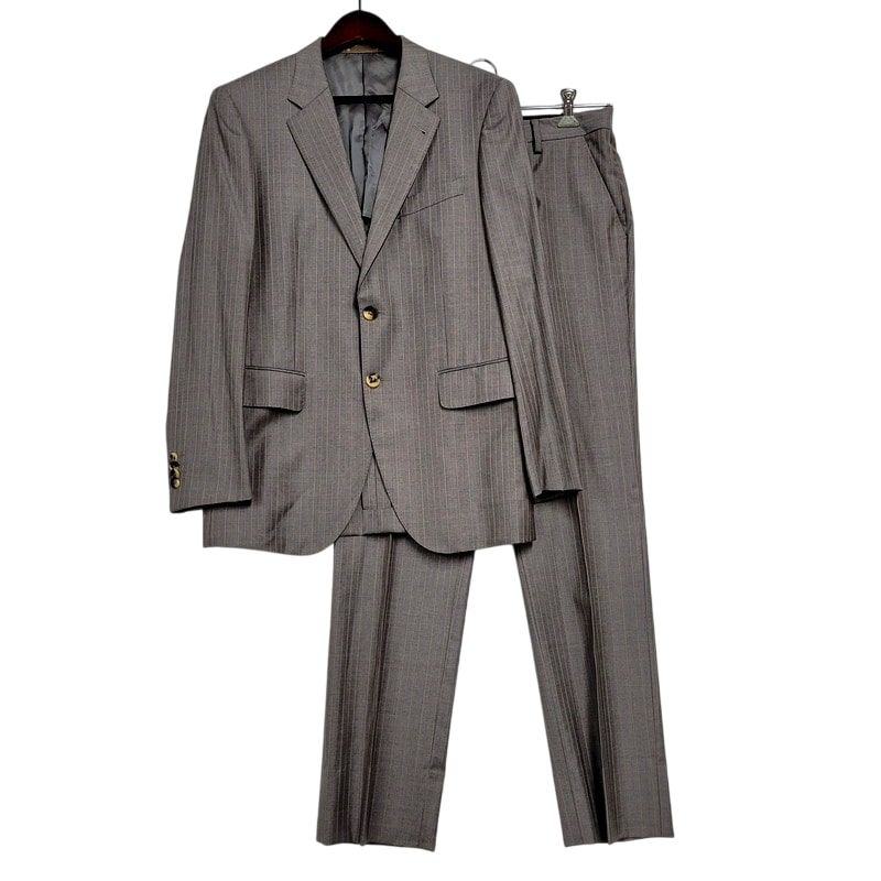 メンズ Paul Smith ポール スミス SUPER 130’S WOOL STRIPE 2P SET UP PL-ST-57823 ウール ストライプ セットアップ 141-250113-as-25-IZU
