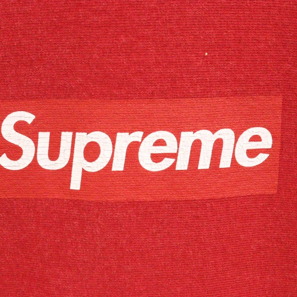 SUPREME (シュプリーム) 25SS Washed Box Logo Crewneck ウォッシュ  