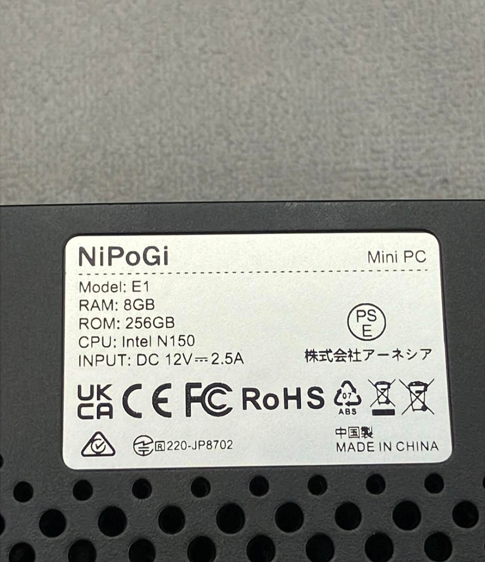 NiPoGi N150 E1 最高 ミニPC