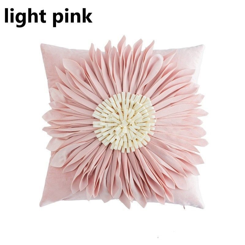 クッション スクエア 四角 ひまわり 45 x 45 おしゃれ かわいい 北欧