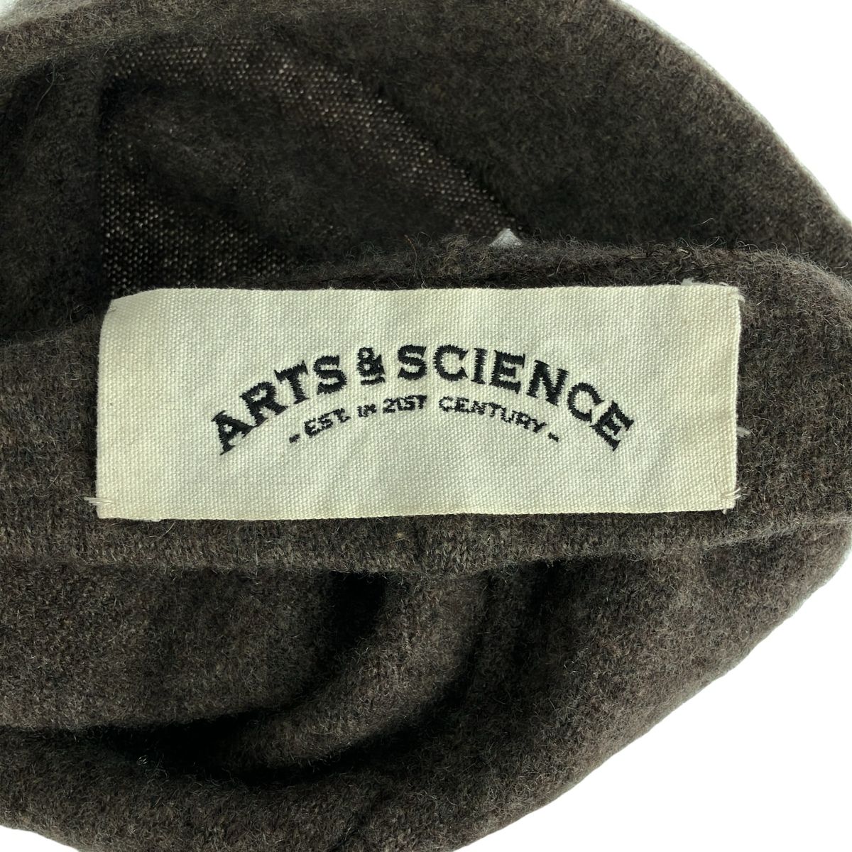 ARTS&SCIENCE アーツアンドサイエンス カシミヤニットキャップ