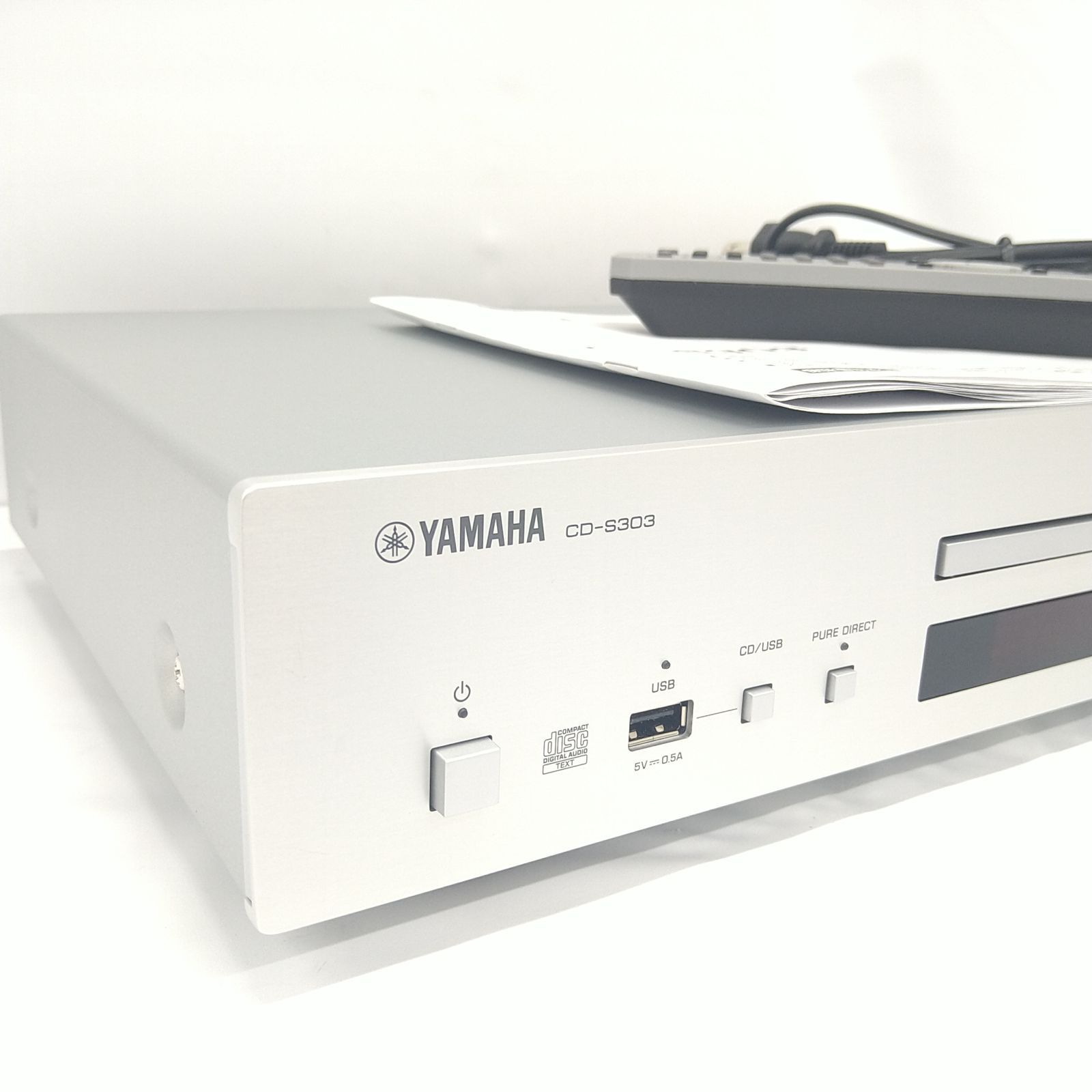 YAMAHA ヤマハ CDプレーヤー エントリーモデル シルバー CD-S303-S