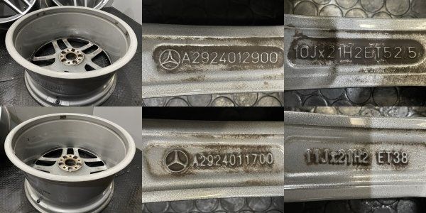 メルセデスベンツ GLEクーペ AMG 純正ホイール 21インチ 4本 10J
