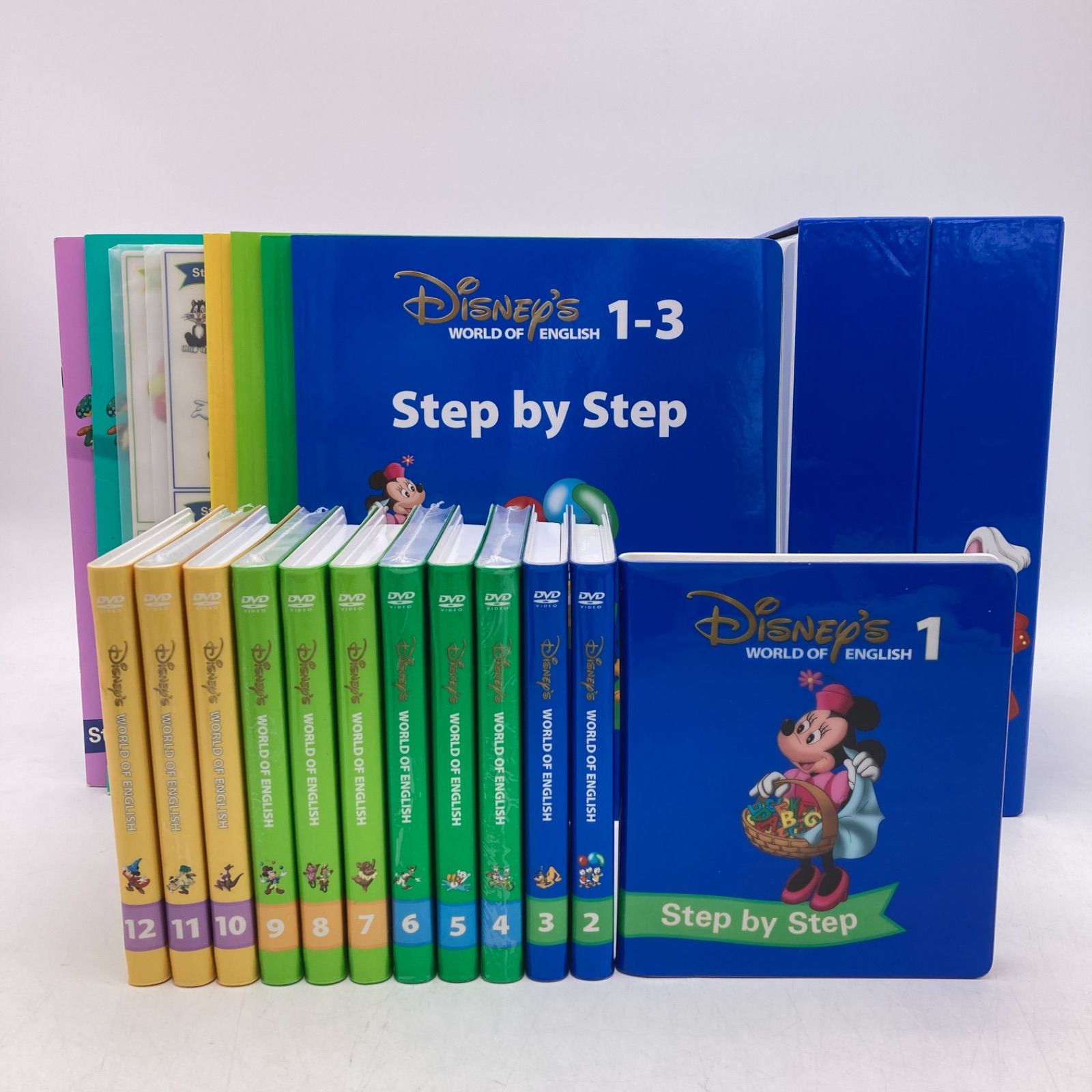 2018年 ステップバイステップ 新子役 字幕あり DVD24枚 メインプログラム ディズニー英語システム DWE Disney ワールドファミリー 305420