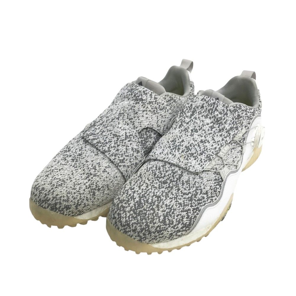 ADIDAS GOLF アディダスゴルフ FW5616 コードカオス ボア21 スパイクレス ゴルフシューズ 総柄 グレー系 26.5 [240101320199] ゴルフウェア メンズ ストスト