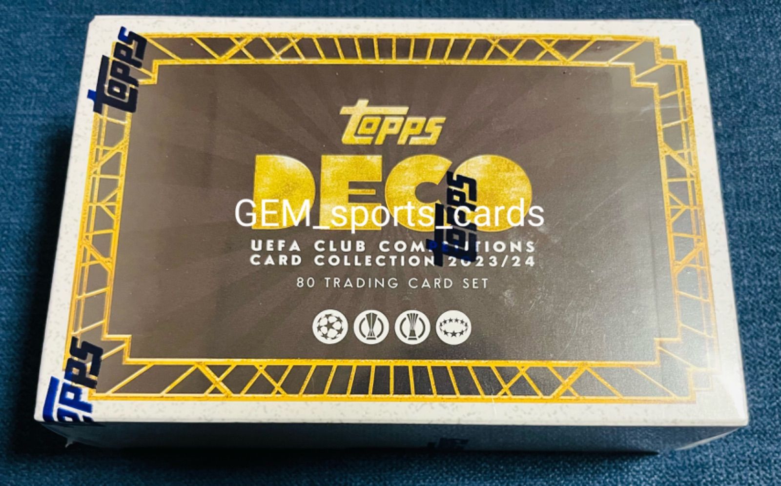 新品 未開封】Topps UEFA Club Competitions Deco 2023/24 Set 1Box ① 