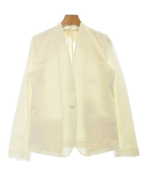 pelleq ノーカラージャケット レディース 【古着】【】【送料無料】