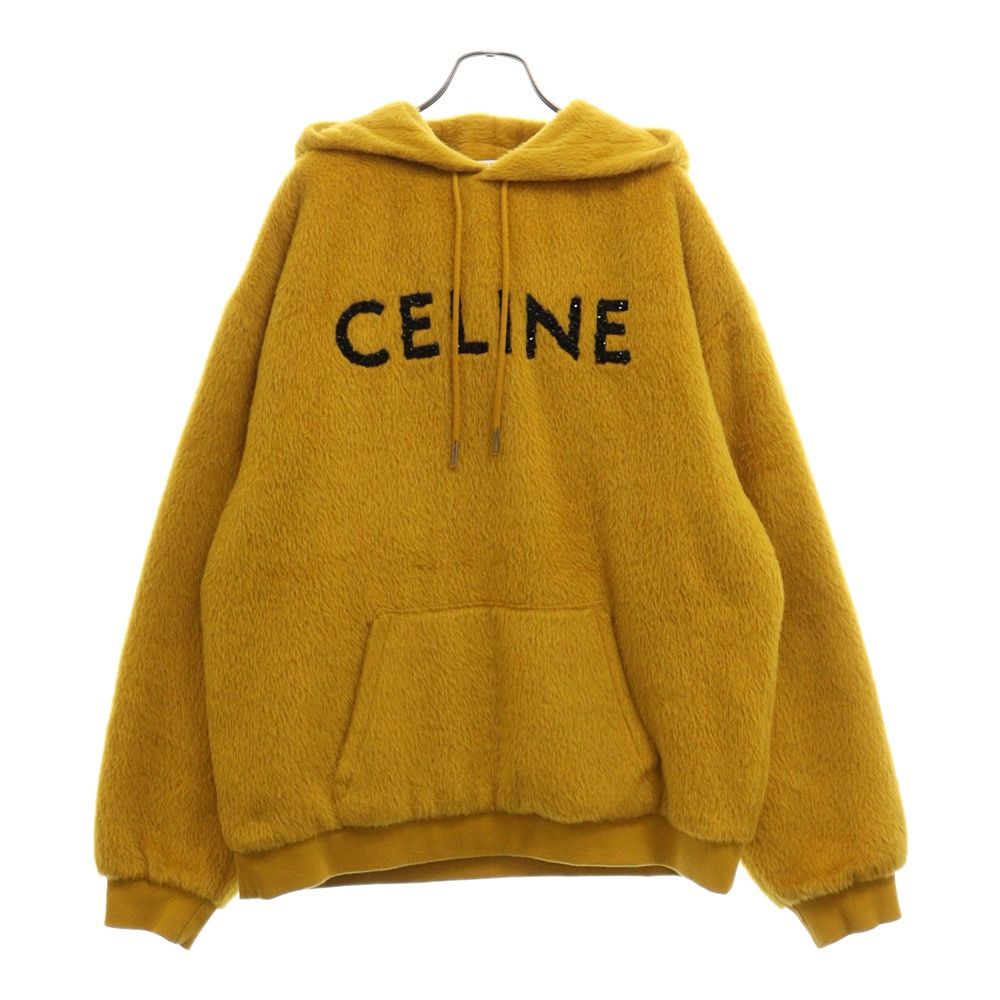 CELINE セリーヌ ファジーウール ロゴパーカー CELINE (セリーヌ) 22AW Fuzzy Wool Loose Hoodie ファジー