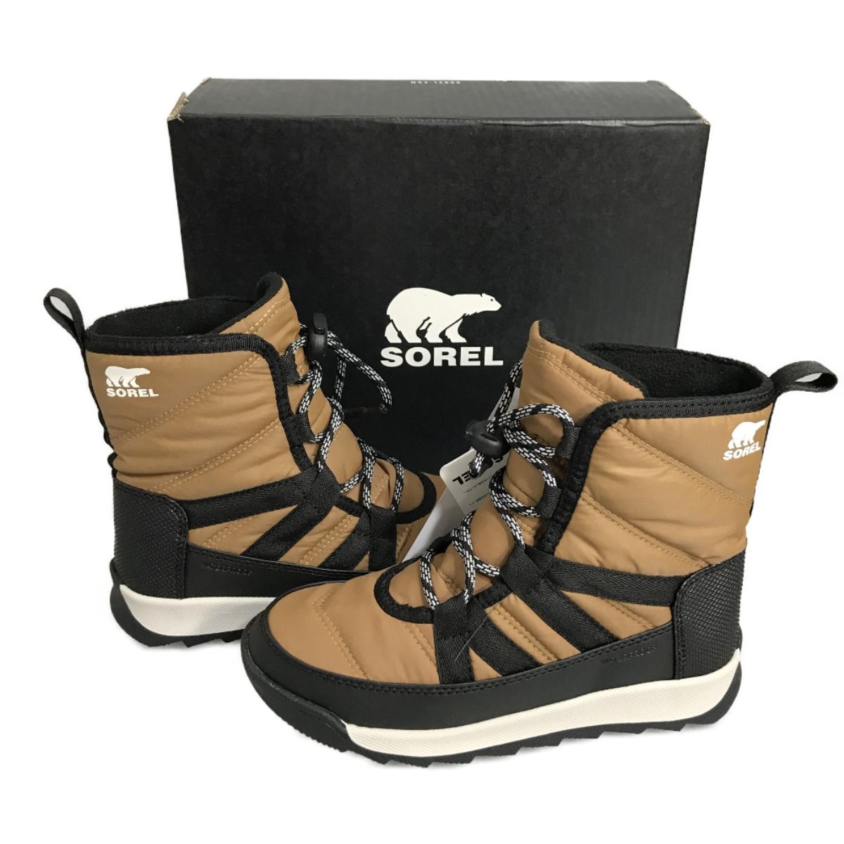 ##SOREL ソレル YOUTH WHITNEY II SHORT LACE WP 19cm スノーブーツ NY3903-287-1